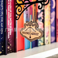 Book Nook Tavern Signs Book Page Divider Bookmark for Library Reading Organizer Creative Literary Decor Gift Good Vibrations