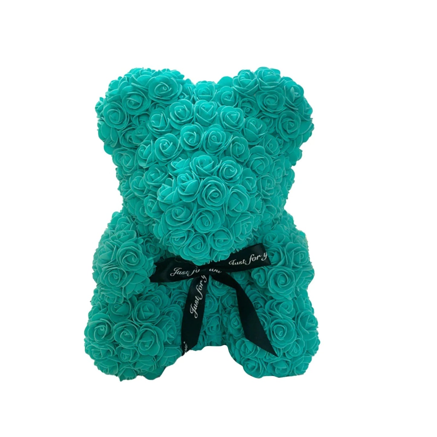 Rose Bear NEW Valentines Day Gifts 25cm Flower Bears Artificial Floral Decorations Mother' DAY Gift For Girlfriend Festival And Good Vibrations