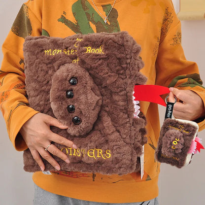 Hugkis Harry Potter Monster Book Plush Peripheral Monster Book Pillow Pillow Harry Potter Fans Birthday Gift Toy Good Vibrations