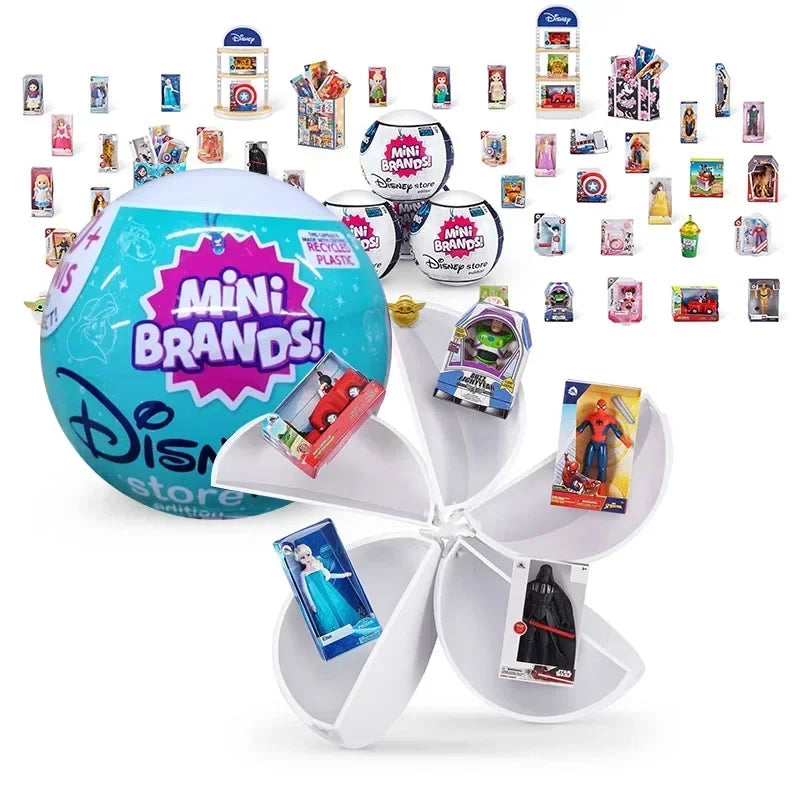5 Surprise Ball Mini Brands Supermarket Shopping Scene Miniature Gashpon Capsule Toy Figurines Collection Kids Birthday Gifts Good Vibrations