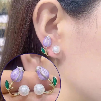 925 Silver Needle Korean Fashion Zircon Geometric Earrings For Women Jewelry 2026 Trending Luxury Crystal Cross Stud Earrings Good Vibrations