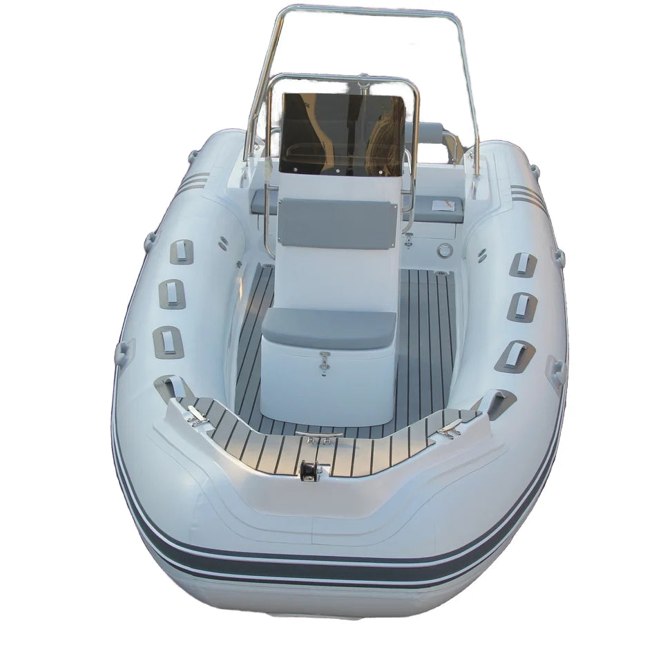 19ft Luxury Fiberglass Inflatable Rib Boat 5.8m Yacht For Ocean Waters For Waterplay Good Vibrations