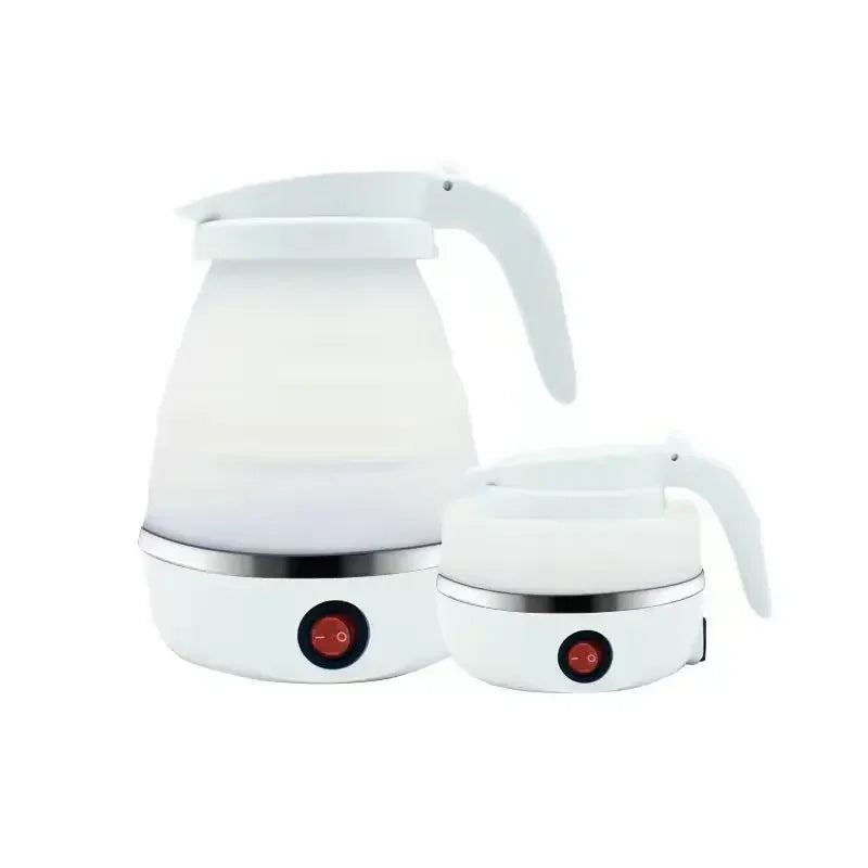 Electric Kettle Mini Foldable Water Heater 600ml Home Hot Water Kettle Portable Kitchen Kettle 220V Travel Home Electric Kettle Good Vibrations