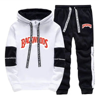 Outdoor Daily Casual Hot Sale Men's Tracksuit Hooded Autumn Winter Sports Single Piece Sweatshirt And Sweatpants Comfort Jogging Good Vibrations