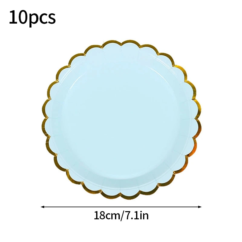 24pcs 7/9inch Pink Daisy Theme Disposable Tableware Flower Plate Napkin Straws Banner Birthday Party Baby Shower Wedding Decor Good Vibrations