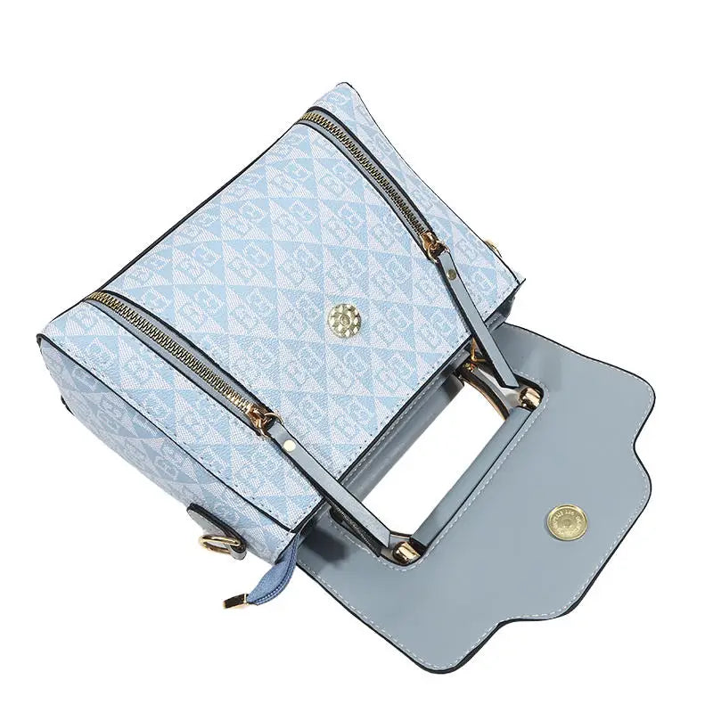 High Quality Bags Fashion Print Leather Shoulder Bag Luxury Design Shoulder Bag Elegant Small Square Bag Good Vibrations Adult Super Store