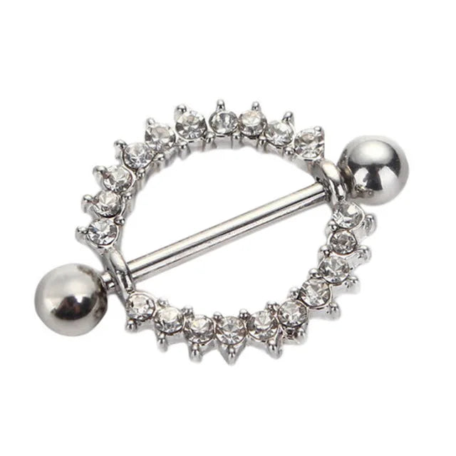 Straight Rod Snake Wing Nipple rings Breast Ring Heart Shaped Adjustable Nipple Piercing Human Jewelry Good Vibrations