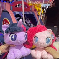 My Little Pony Plush Doll Pony Baby Li Series Q Edition Sitting Dolls Cartoon Soft Ornament for Girls' Birthday Companion Gifts Good Vibrations