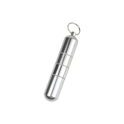 Silver Aluminum Alloy Cigarette Box Waterproof Cigarete Case Pill Toothpick Capsule Cigarette Accessory Mens Gift Gadgets Good Vibrations