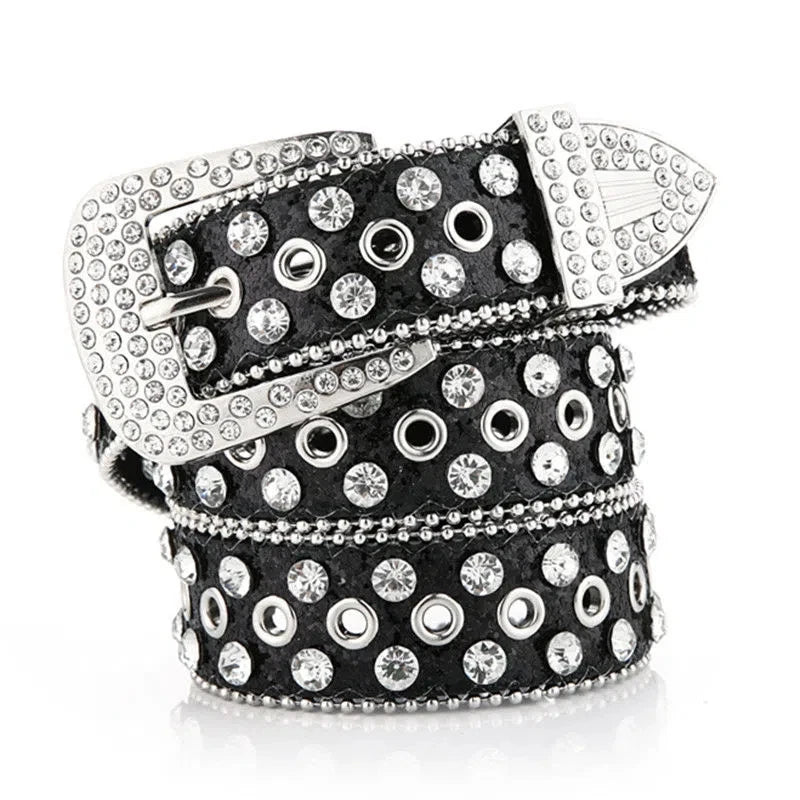 Women's Rhinestone Hollow Belt Women's Pin Buckle Studded Belt For Women Wedding Party Belt Valentines Gifts For Her Good Vibrations