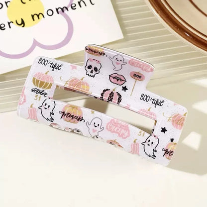 Halloween Theme - With Ghost/Pumpkin/Bat Patterns, Perfect For Holiday Party Costumes, Fashion Accessories For Women And Girls Good Vibrations