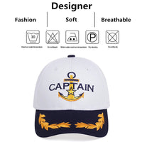 Unisex CAPTAIN/FIRST MATE Embroidery Baseball Caps Spring And Autumn Outdoor Adjustable Casual Hats Sunscreen Hat Good Vibrations