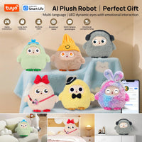 Tuya AI Plush Toy w/Smart Voice & LED Eyes,Interactive Companion for Kids/Adults,Gift-Ready Rechargeable E-Pet open up fun life Good Vibrations