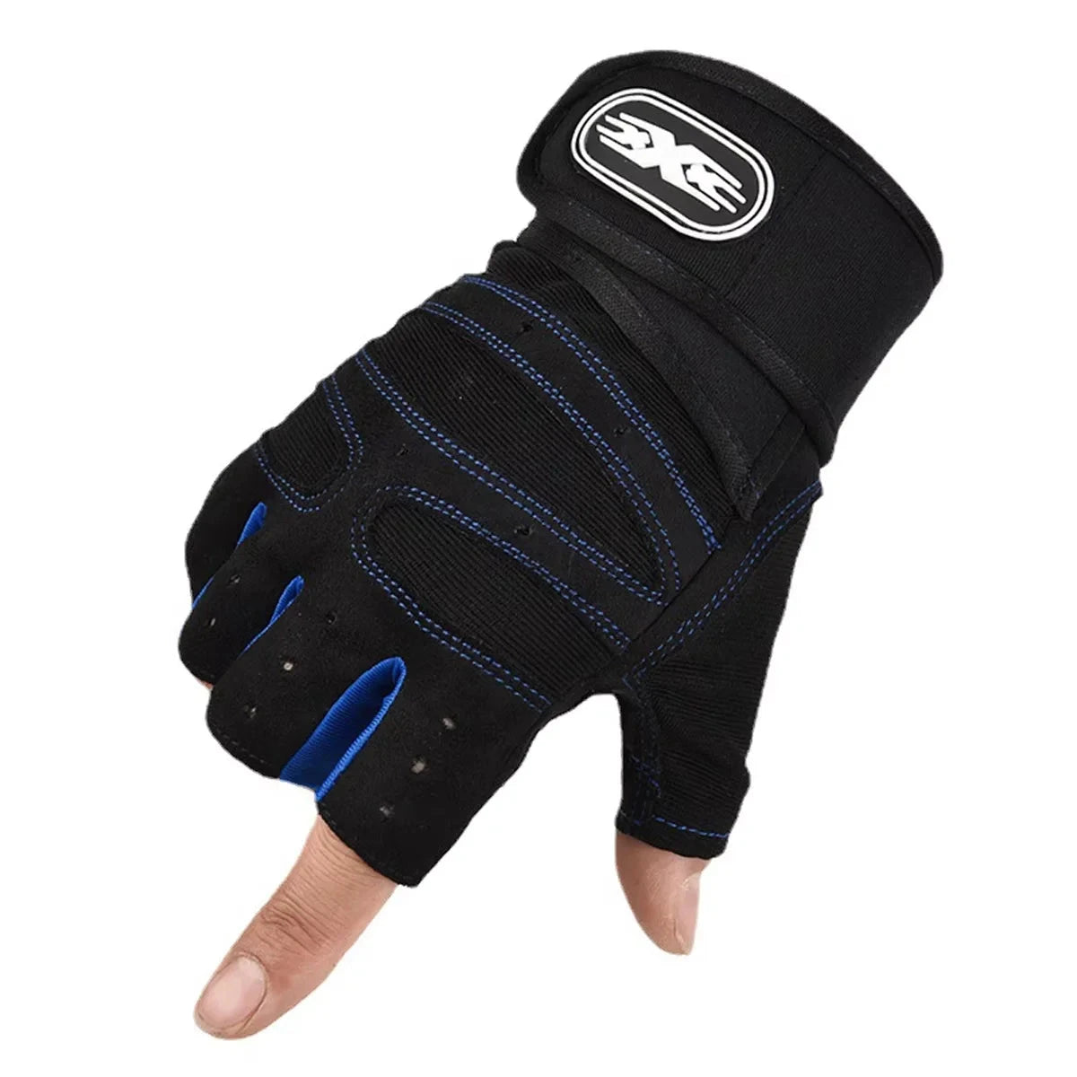 Men's Fitness Gloves Women's Fitness Weightlifting Wristband Gloves Fitness Training Sports Exercise Mountaineering Gloves Good Vibrations