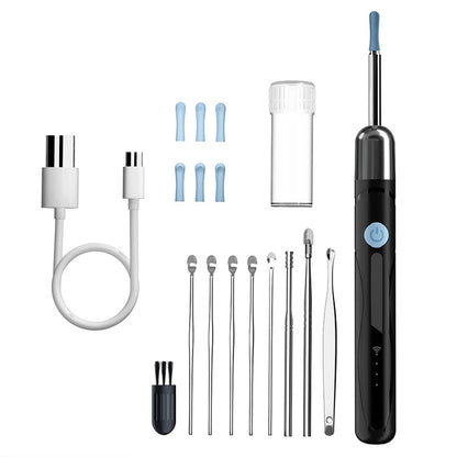 Visual Ear Cleaner Camera WIFI Ear Pick Waterproof 6LEDs Ear Sticks HD1080P 4.2MM Digital Ear Wax Removal Kits Ear Spoons Case Good Vibrations