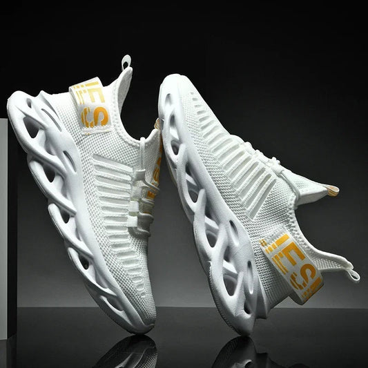 Men's Running Shoes Casual Fashion Mesh Breathable High-quality Luxury Design Tennis Shoes 2025 Casual Training Sneakers Women Good Vibrations