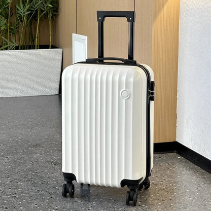 New 20inch Luggage, Carry-On Trolley Case, Pc Thickened Hard Shell Material, High-Strength Compression Resistance, Suitable for Both Men and Women Good Vibrations