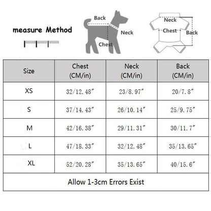 Dog Winter Clothes Warm Costume Tracksuit Dog Jumpsuit Pyjamas Wrapped Belly Puppy Cat Onesie Overalls For Small Dogs York XS-XL Good Vibrations