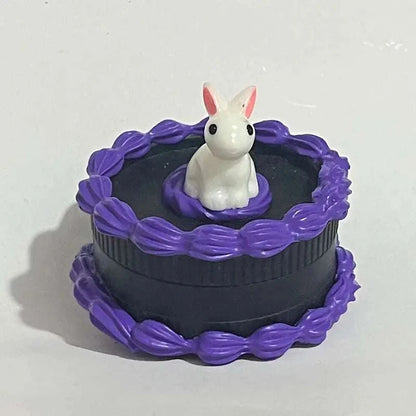 Custom Cake Spice Herb Grinder Plastic Round Crusher 55mm 2-layer Good Vibrations Adult Super Store