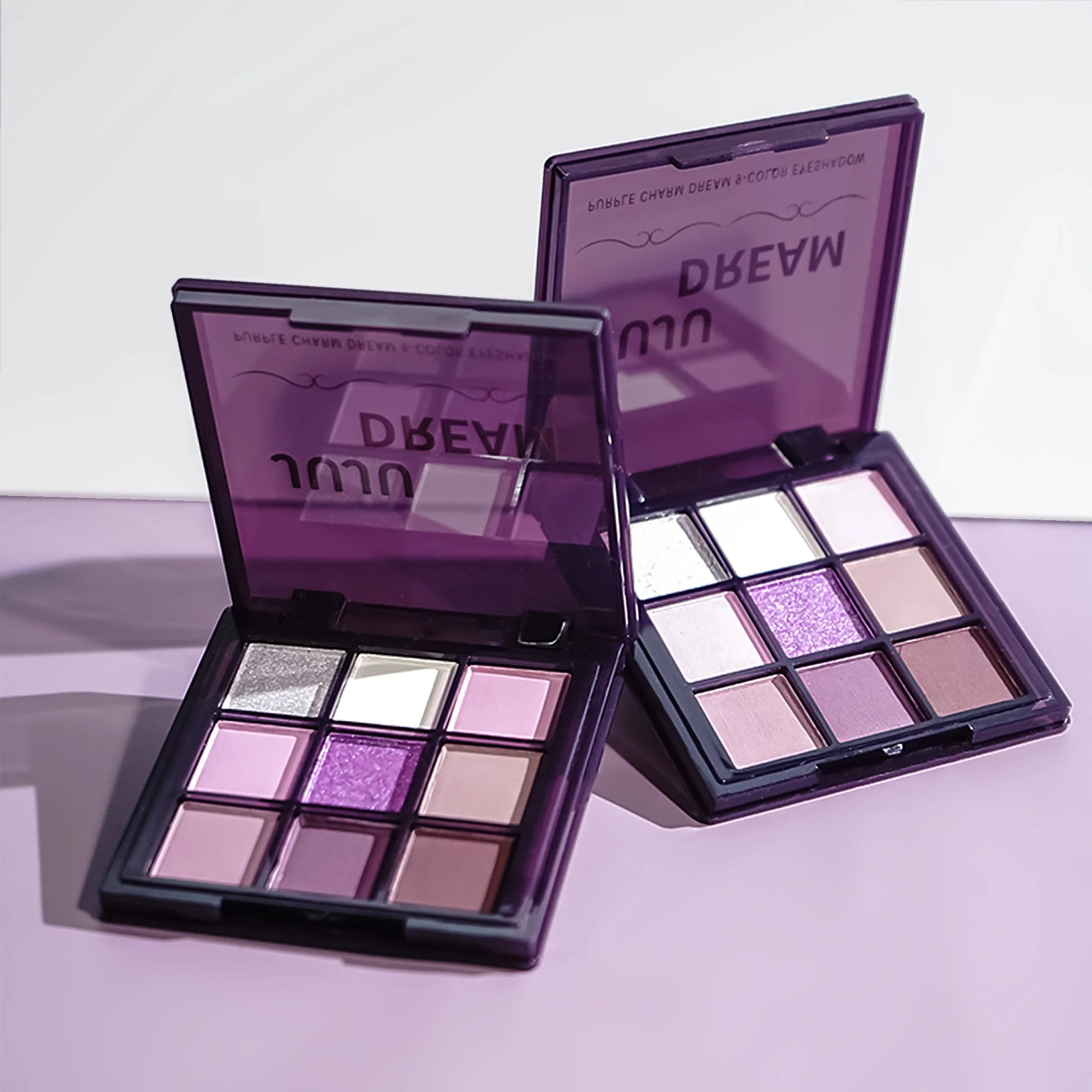 Purple charm dream girl nine-color eye shadow plate smoke purple low saturated pearl matte purple spicy multi-color eye shadow Good Vibrations