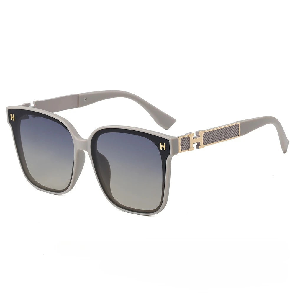 2025 New! Fashion Forward Large Frame Square Unisex Sunglasses UV Protected Ideal for Retro Trend Street Photography Good Vibrations