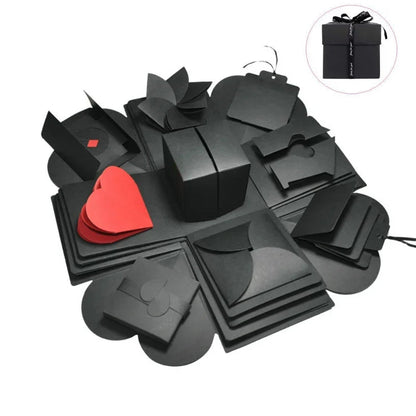 1Set Explosion Photo Album Gift Box Storage Box Valentine's Day Surprise Gift Box Romantic Couple Creative Gift Good Vibrations