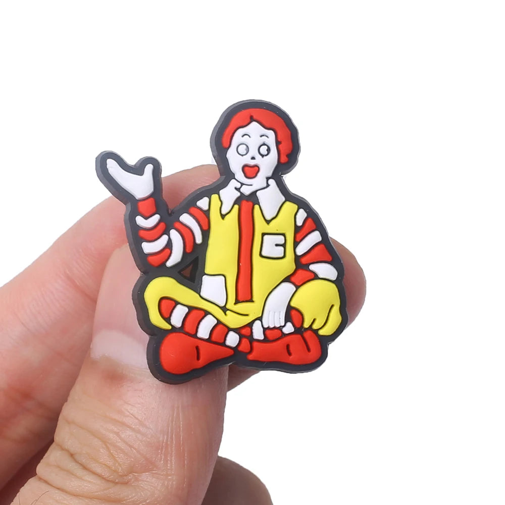 7-18pcs/SET Crisps Plush Toy Series for Shoe Charms Accessories DIY Decoration for Classic Clog Kids Gifts Good Vibrations