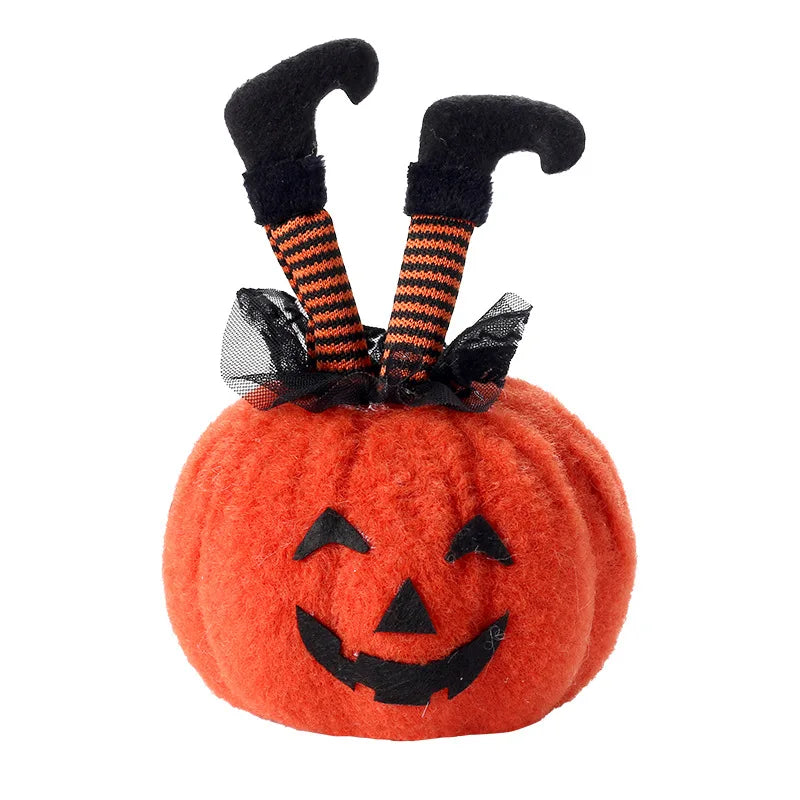 Halloween decorations creative witch feet pumpkin doll ornament ghost party atmosphere ornament home accessories Good Vibrations