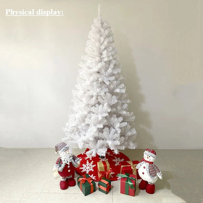 Artificial Christmas Tree PVC Encrypted White Christmas Tree 90cm-210cm Christmas  Party Atmosphere Home Decoration Supplies Good Vibrations