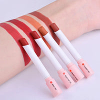 4 pcs/set Cigarette Lipstick Set Long Lasting Lip Glaze Matte Lip Gloss Waterproof Lip Stick Tube Nude Lip Tint Makeup Cosmetics Good Vibrations