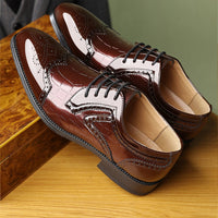 Men's Formal Dress Shoes Oxford Modern Party Tie-up Wedding Office Spring and Autumn Shoes Good Vibrations