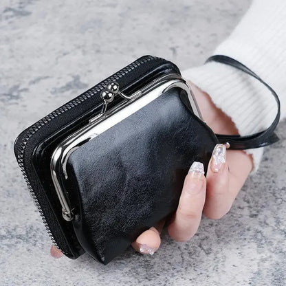 Fashion Purse Women's Buckle Small Purse Zipper Clip Bag Clutch Bag Wallets Card Holderss Wholesale Good Vibrations