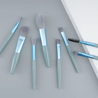 8Pcs Professional Makeup Brushes Set Cosmetic Powder Eye Shadow Foundation Blush Blending Concealer Beauty Make Up Tool Brushes Good Vibrations
