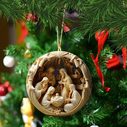 Christmas Tree Pendant Jesus Christ Hanging Ornaments Christmas Tree Ornament Christian Gifts Exquisite Xmas Ornaments Good Vibrations