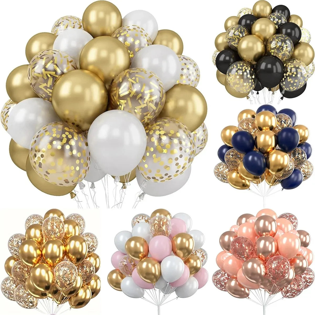 Metallic Balloons Birthday Decorations Baby Shower Happy Wedding Supplies Ball Child's Day Bar Mitzvah Photozone Mother Father Good Vibrations