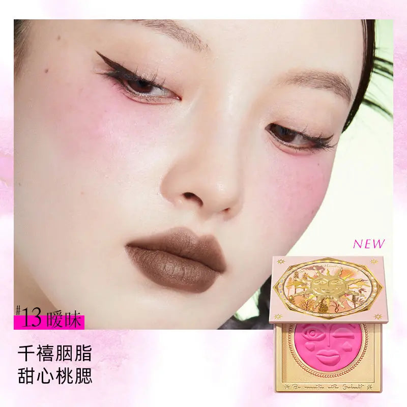 Girlcult Soft Matte Blush Long Lasting Pigmented Natural Velvet Finish Tiktok Trending Aesthetic Blusher for Cheeks Good Vibrations