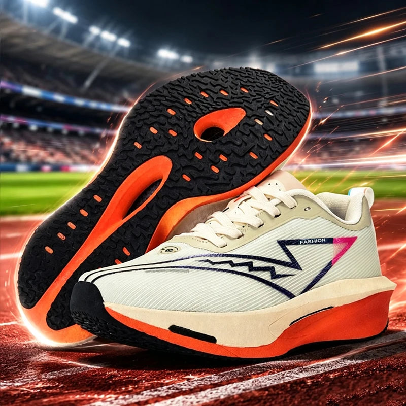 Running Shoes For Men's Speciality Marathon Sports Breathable Nonskid Athletic Sneakers Outdoor Lightweight Fitness Jogging Good Vibrations