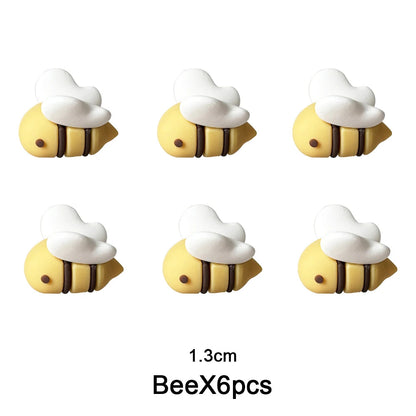 Daisy Bee Cake Toppers White Sunflower Bumble Bee Cake Decoration DIY Oh Babee Birthday Baby Shower Cupcake Topper Party Decor Good Vibrations