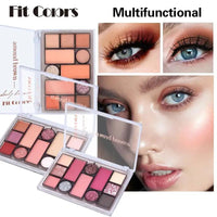 Pearl Matte Eye Shadow Makeup Palette 12 Colors Blusher Powder For Face And Eyebrow Beauty Cosmetic Good Vibrations