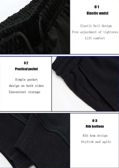 2025 Autumn EVERLAST Printed Jogging Pants Men's Tracksuit Pants for Men Sweatpants Jogger Men Brushed Gym Women Winter Trousers Good Vibrations