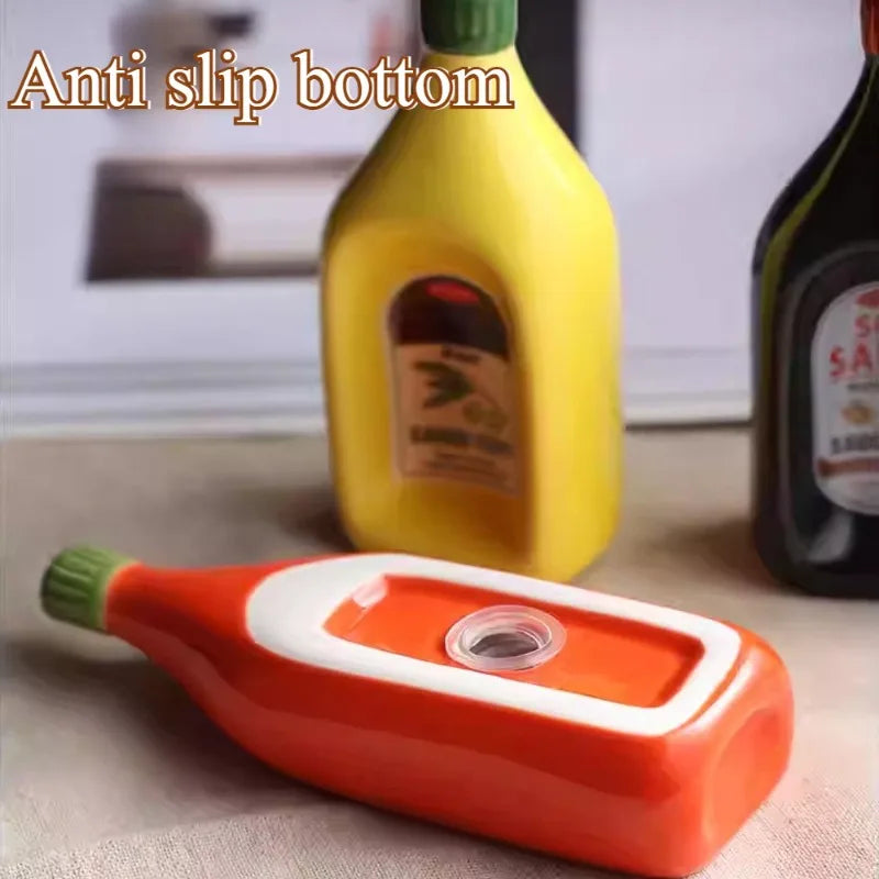 Ceramic Soy Sauce Dipping Bowl for Seasoning and Sauces Porcelain Mustard Serving Dish Practical Dinnerware for Home Use Good Vibrations