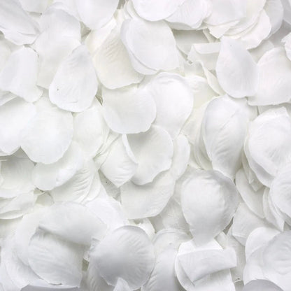 500 Rose petals  scattered white decoration Wedding Party Good Vibrations