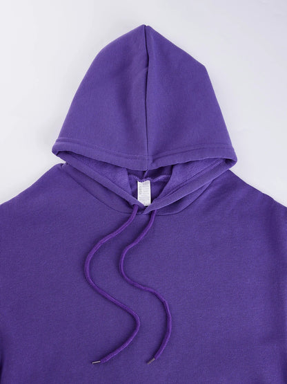 Faith Hope Love Letter Graphic Printed Women Hoodies Fleece Harajuku Hoody Casual Loose Y2K Clothes Pocket Autumn Pullover Good Vibrations