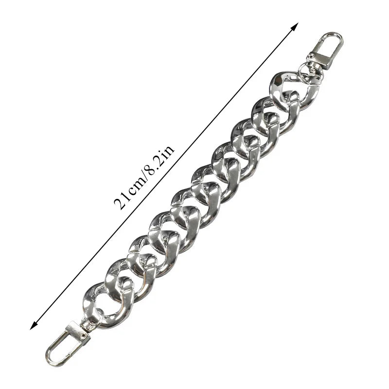 Women Shoes Chains Buckle Charms Croc Clog Sandals Hole Shoes DIY Detachable Chain For Kids Boys Girls Gifts Shoes Decorations Good Vibrations