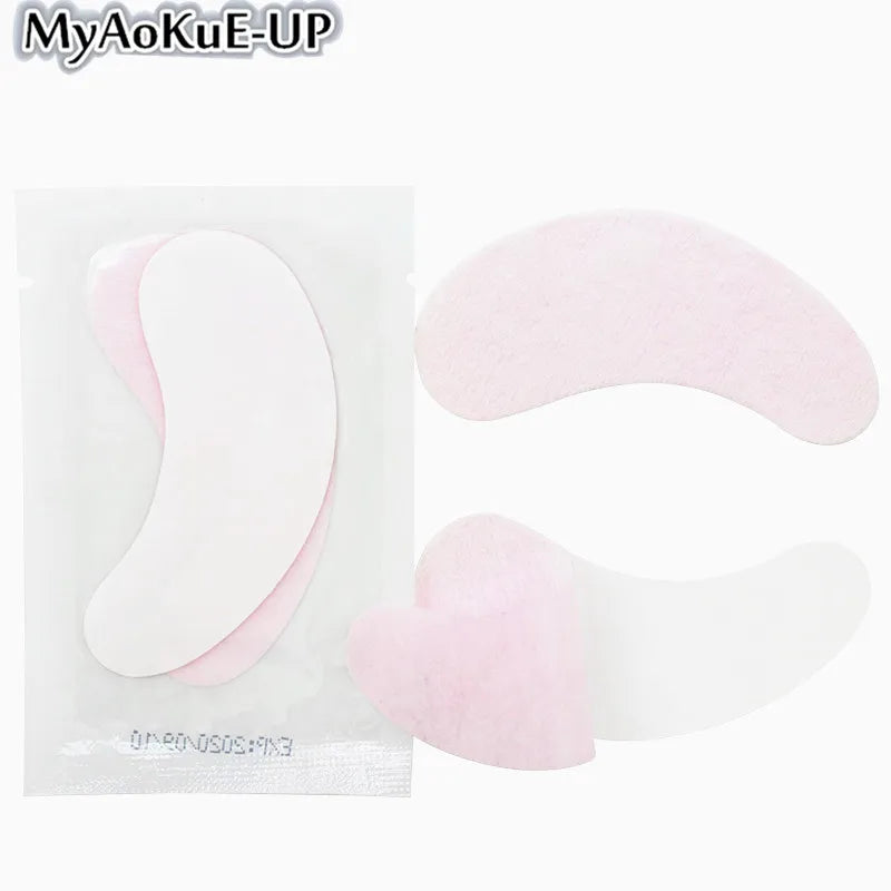 High Quality 50pairs Women Lint Free Under Eyes Pads Patches Eyelash Extension Tips Sticker Wraps Make Up Tool Eyelashes Patches Good Vibrations