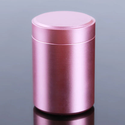 New Airtight Smell Proof Container Quality Stainless Steel Mini Tea Cans Herb Stash Jar Tea Coffee Storage Box Tea Caddies Box Good Vibrations Adult Super Store
