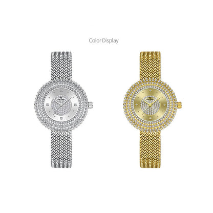 Fashion Luxury Watches For Woman New Vintage Golden Women's Wristwatches Ladies Dress Quartz Clock High Quality Relogio Feminino Good Vibrations
