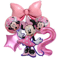 Minnie Mouse Birthday Decoration Disposable Cups Plates Tablecloth Cake Latex Balloon Baby Shower Kids Girls Party Supplies Good Vibrations