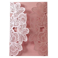 10/20pcs Flowers Wedding Invitations Card White Paper Birthday Gift Greeting Card Cover Wedding Engagement Party Decor Supplies Good Vibrations