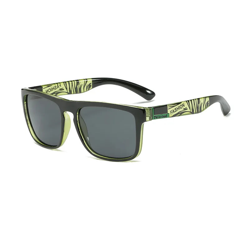 Fashion Square Vintage Polarized Sunglasses Men Women Retro Driving Fishing Luxury Brand Designer Sun Glasses UV400 Eyewear Очки Good Vibrations